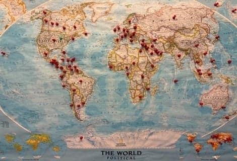Shipped to every continent in the world 2005